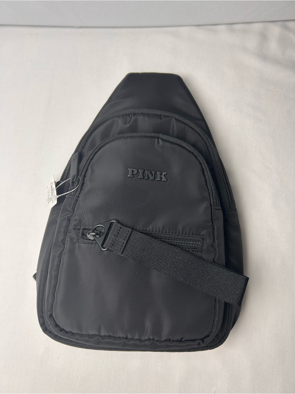 PINK Victoria's Secret Black Crossbody Sling Bag NWT